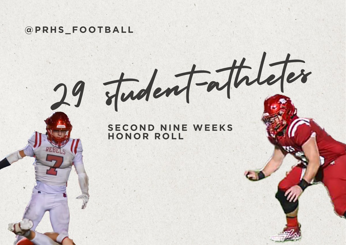 Honor Roll is out! Shoutout to all our players succeeding in the classroom! #wearePR