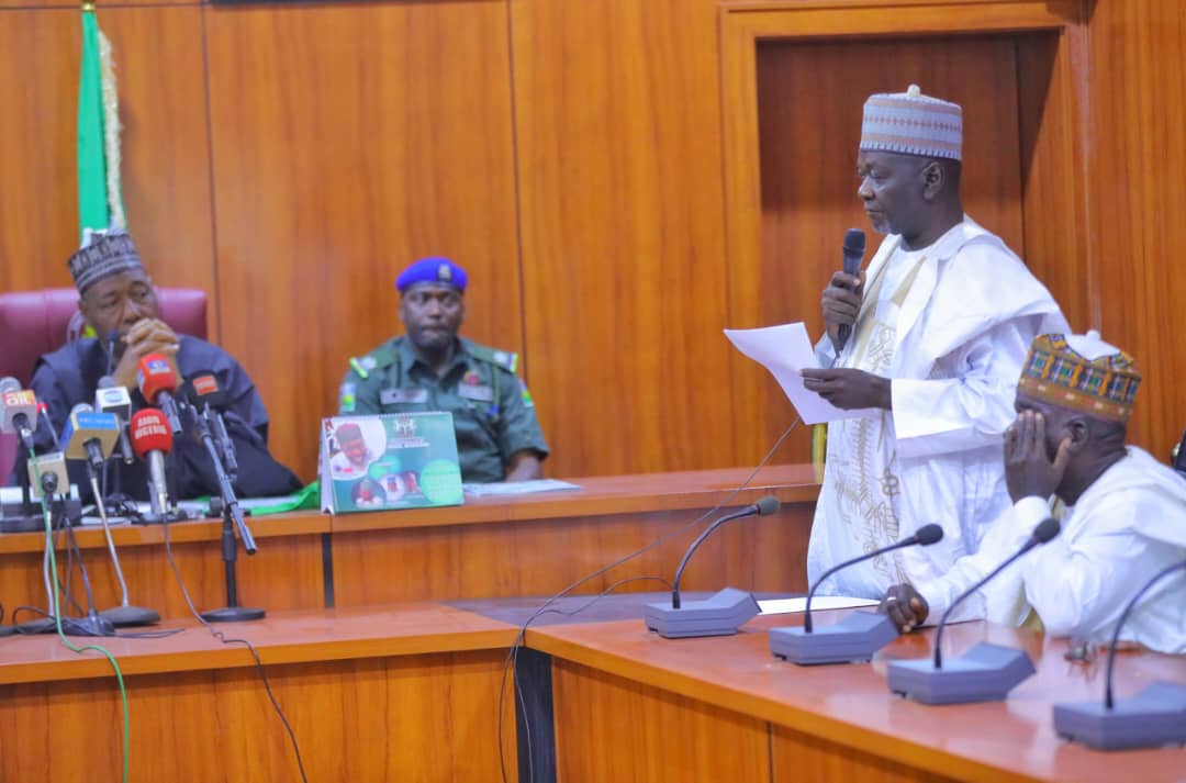 dauda_iliya's tweet photo. Zulum inaugurates 3 boards, ordered overhaul in the health sector

Borno State Governor Babagana Umara Zulum has inaugurated three (3) boards in the health sector while also directing a comprehensive overhaul of the state’s health care service delivery.

The event was held on Thursday at the Council Chamber of the Government House in Maiduguri.

The newly inaugurated boards include the Borno State Hospital Management Board, the Borno State Primary Healthcare Development Board, and the Kashim Ibrahim University Teaching Hospital Management Board. The boards are tasked with overseeing initiatives designed to enhance healthcare delivery.

Zulum outlined his vision for the health sector, directing reforms to address issues such as inadequate facilities, insufficient staffing, and a lack of essential medical supplies in some health facilities.

“We are currently witnessing pressure on our secondary health facilities because the primary healthcare is weak. I want you to take all hospitals on a case basis and enumerate all problems in terms of staffing, equipment, and medical supplies so that we can address the issues affecting our health facilities holistically,” Zulum said.

Meanwhile, Governor Zulum also inaugurated the Borno State Local Government Service Commission Board, which comprises the Chairman and four permanent commissioners.

In their separate remarks, the Chairman of the Kashim Ibrahim Teaching Hospital Management Board, Professor Ahmed Ahidjo and that of the Local Government Service Commission, Alhaji Modu Alhaji Musa, expressed gratitude to the Governor for the opportunity and also pledged to justify the confidence reposed on them.

Borno State Governor, Babagana Umara Zulum, has inaugurated three (3) boards in the health sector as he gives directive for a comprehensive overhaul of the state’s health care service delivery.

The event was held on Thursday at the Council Chamber of the Government House in Maiduguri.

The newly inaugurated boards include Borno State Hospital Management Board, Borno State Primary Healthcare Development Board, and Kashim Ibrahim University Teaching Hospital Management Board. The boards are tasked with overseeing initiatives designed to enhance healthcare delivery.

Zulum outlined his vision for the health sector, directing reforms to address issues such as inadequate facilities, insufficient staffing, and lack of essential medical supplies in some health facilities.

“We are currently witnessing pressure on our secondary health facilities because primary healthcare is weak. I want you to take all hospitals on a case basis and enumerate all problems in terms of staffing, equipment, and medical supplies so that we can address the issues affecting our health facilities holistically,” Zulum said.

Meanwhile, the governor also inaugurated Borno State Local Government Service Commission Board which comprises the Chairman and four permanent commissioners.

In their separate remarks, the Chairman of Kashim Ibrahim Teaching Hospital Management Board, Professor Ahmed Ahidjo, and that of Local Government Service Commission, Alhaji Modu Alhaji Musa, expressed gratitude to the governor for the opportunity and also pledged to justify the confidence reposed on them.