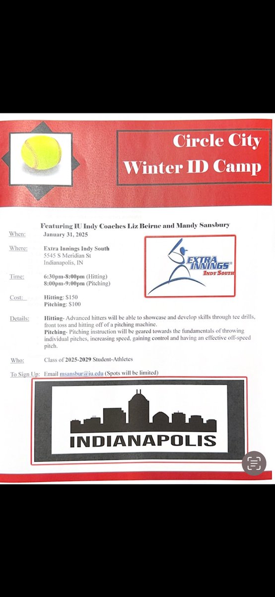 Jan 31st camp!’ Won’t want to miss this opportunity!
