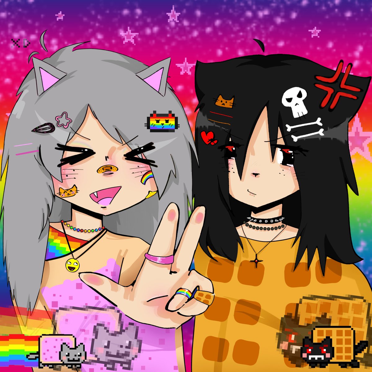 hipocriticca's tweet image. Something for my portfolio..😋😋
Me on ychcom:  hypocriticc

#nyancat #humanization #game #AnimeArt #anime #digitalart #art #ibisPaintX