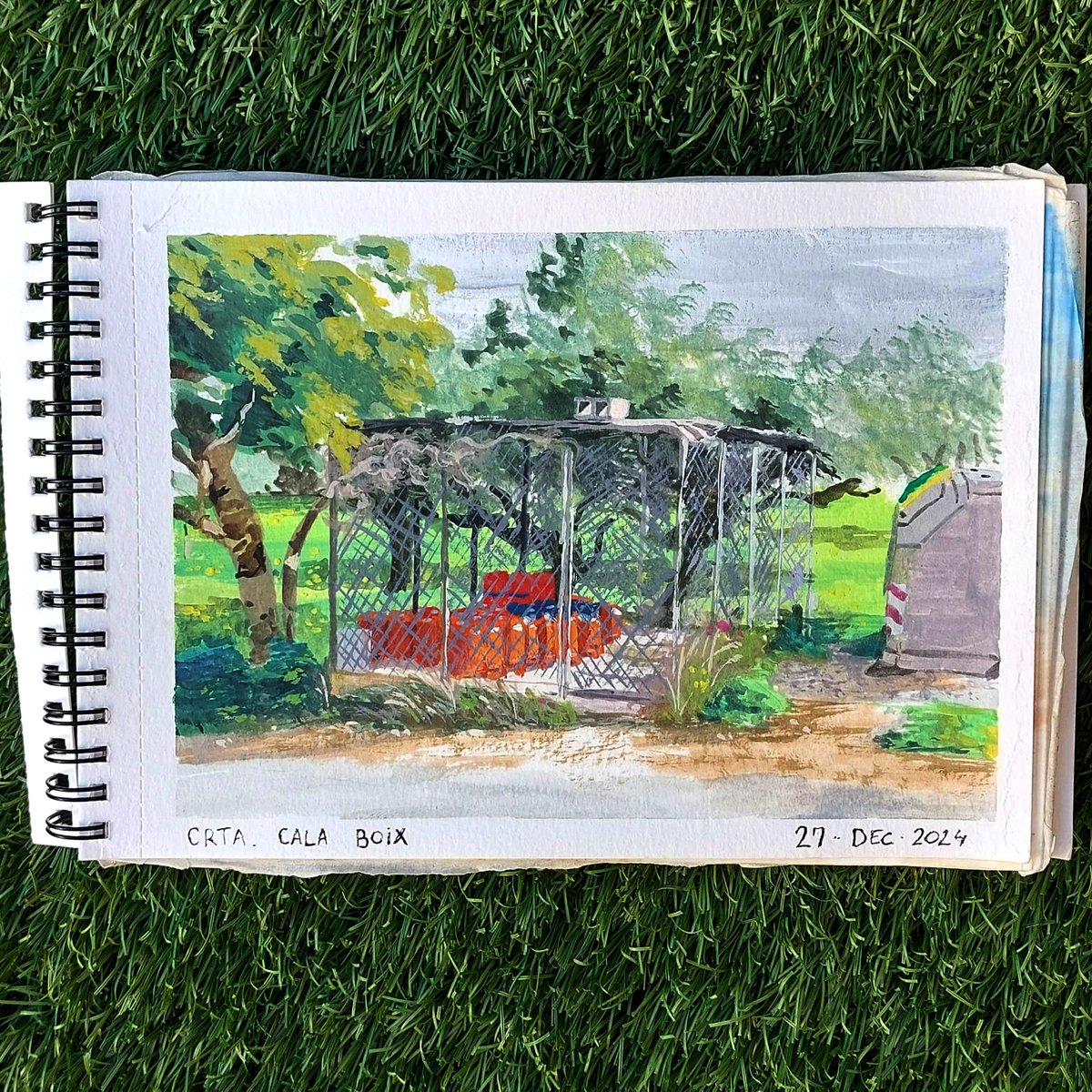 En mi casa siempre hemos usado estufas de butano para calentarnos y verlo en venta me transporta a mi niñez 🧡
#gouache #ibiza #home