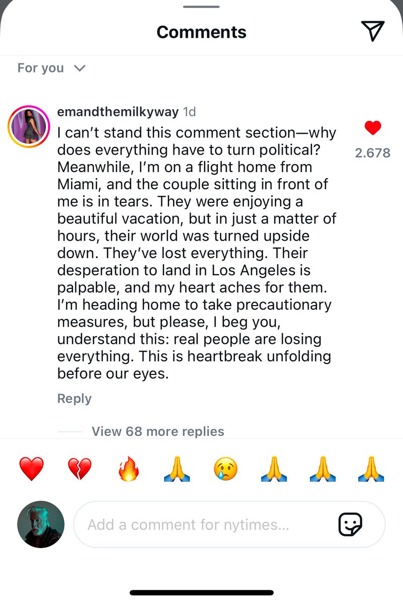 Seanski50's tweet image. I think this comment on Instagram sums up how many of us are feeling about the unfolding tragedy in #californiawildfires #reallives
