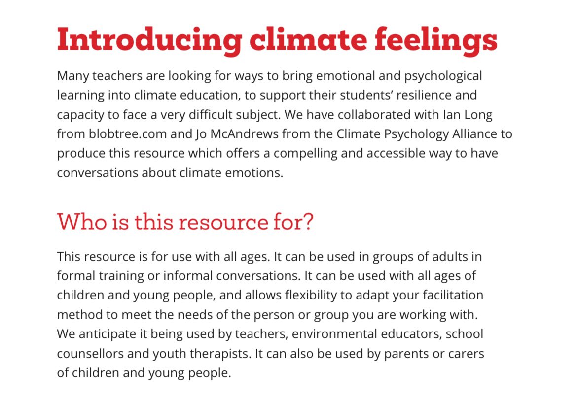 Blob Tree ©️ (@blobtreedotcom) on Twitter photo Blob Tree Climate Feelings tools in conjunction with <a href="/christian_aid/">Christian Aid</a> #ClimateCrisis #ClimateAction #climate #blobtree #EmotionalIntelligence blobtree.com Blob Tree Climate Feelings tools in conjunction with <a href="/christian_aid/">Christian Aid</a> #ClimateCrisis #ClimateAction #climate #blobtree #EmotionalIntelligence blobtree.com