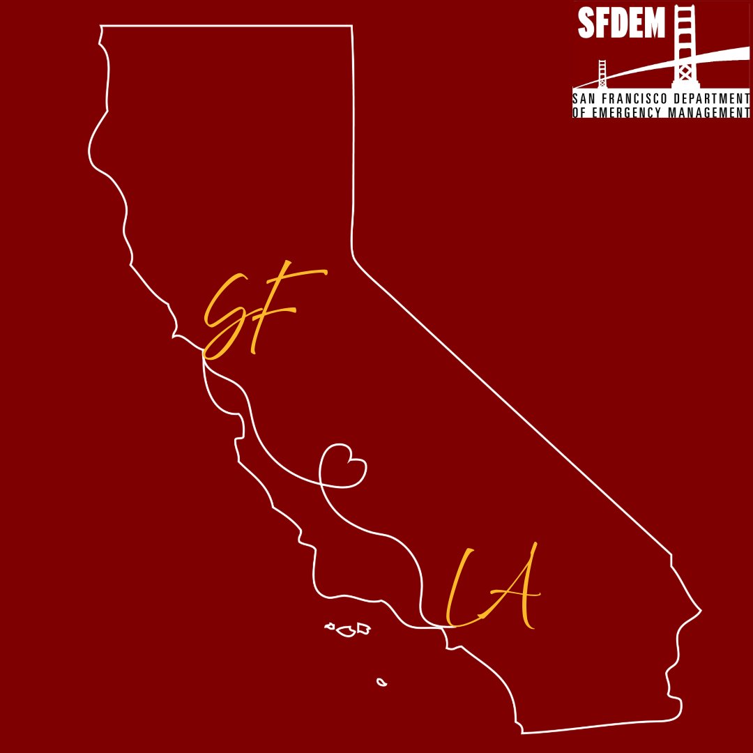 Our hearts may be in San Francisco, but today they’re with Los Angeles.