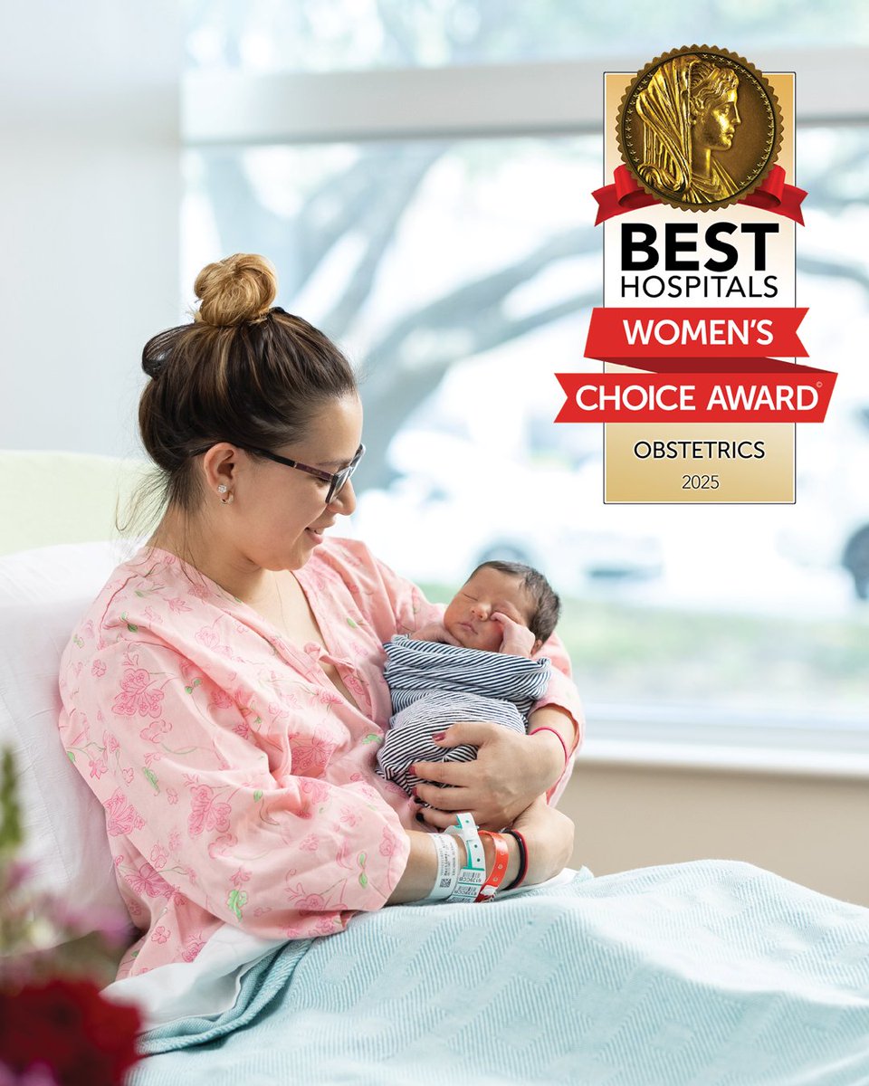 We are thrilled to share that #GRMC has received a 2025 Women’s Choice Award for Obstetrics! bit.ly/4iPJ6AJ 

#WomensChoiceAward
