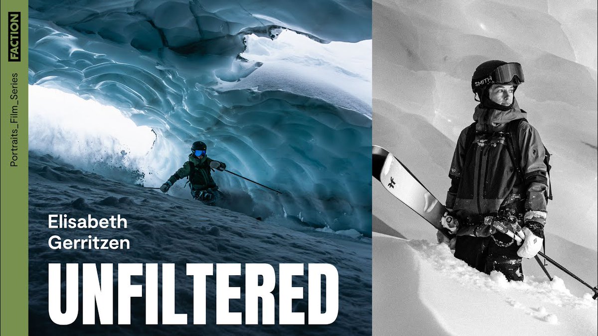 Take in the second episode of <a href="/FactionSkis/">FACTION</a>’ Portraits short film series, Unfiltered, which reflects on Elisabeth Gerritzen's impressive career as a competitive freeride skier —&gt; t.ly/axaK-