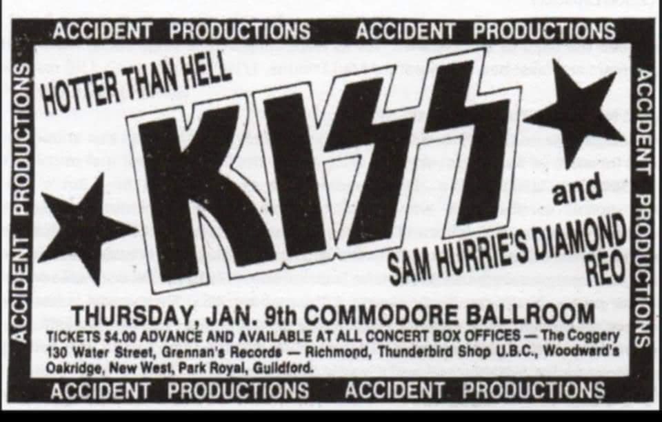 TheAaronChapman's tweet photo. 50 years ago tonight at the @commodorevcr - @kiss at the Commodore Ballroom! You can read more about it all in my book #LiveAtTheCommodore #CommodoreHistory. https://t.co/lDSZlkMCp1