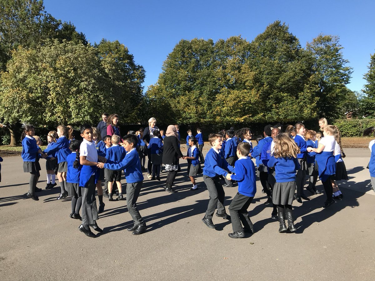 And <a href="/edballs/">Ed Balls</a> was instrumental in the national singing programme in 2007 - when Singing Playgrounds was set up in many schools across the UK. Today we met teachers who said, ‘Our children need this’. <a href="/TomHayesBmouth/">Tom Hayes MP</a>