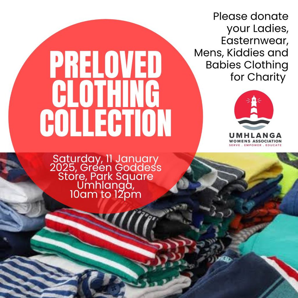 We would like to wish our community a happy, healthy and prosperous 2025 🤩✨

Please join us and donate towards our first Pre Loved Clothing Collection of the year this Saturday from 10am-12pm at our Green Goddess store at Park Square 💚

We hope to see you there! 🙏