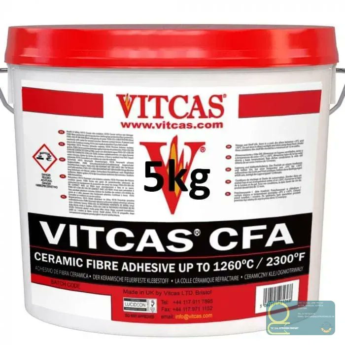TSEC101's tweet photo. 🔥 Upgrade your heat-resistant projects with Vitcas CFA-Ceramic Fibre Adhesive! 🌟 Sticks ceramic fibre to bricks/metal up to 1260°C. Just £38.97 for 5kg, covering 1m²! 🛒👉 https://t.co/WiVlcsUDgM https://t.co/DL7FUPBUr7