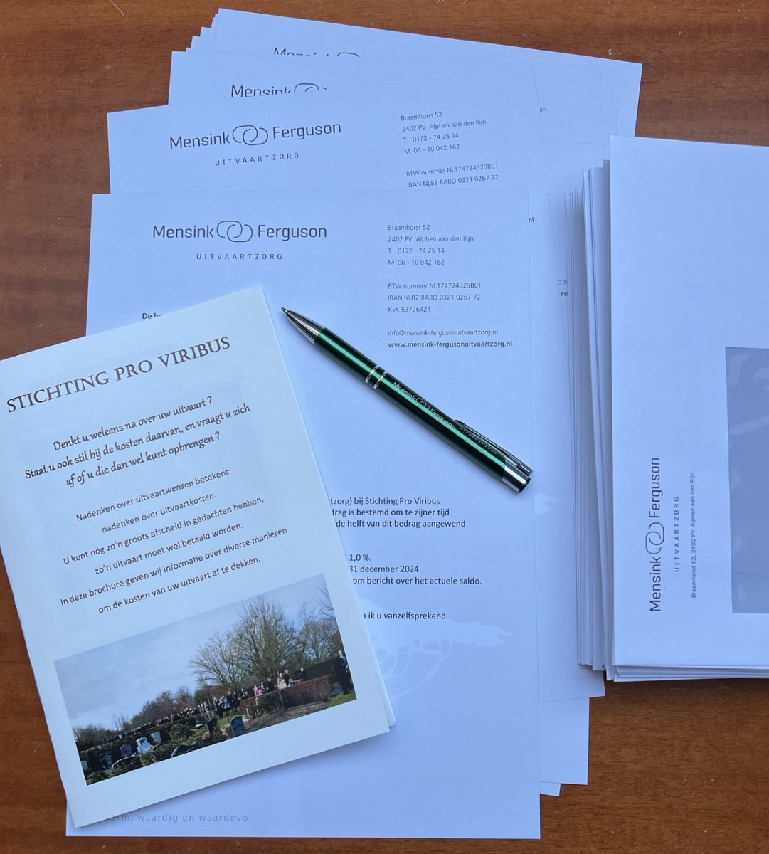 Bij Stichting Pro Viribus kun je van tevoren je #uitvaart (deels) betalen. Voordeel: veilig, handig, 1% rente. Elk jaar in januari krijg je van mij (secretaris) een brief over je actuele depotsaldo. #informatie