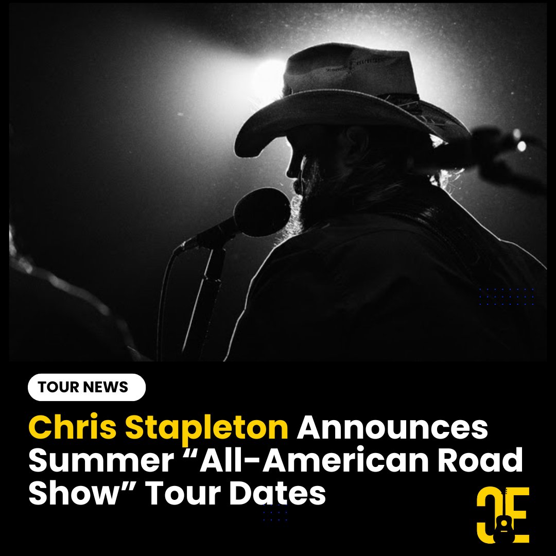 Chris Stapleton is taking his All-American Road Show back on the road this summer! 🌟 🎤✨
Tickets: bit.ly/40dzB5U
🎟️ Tickets on sale:
➡️ Fan pre-sale: Tuesday, Jan. 14, 10 AM local
➡️ General on-sale: Friday, Jan. 17, 10 AM local