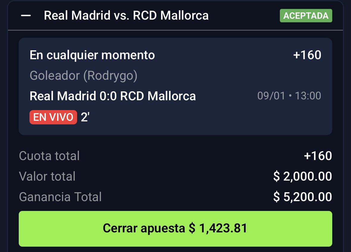 Si Rodrygo anota gol voy a regalar 1200$ entre las interacciones en este tweet

♥️🔁 y comentarios. Para ir calentando en la NBA al rato con las primeras canastas 👺