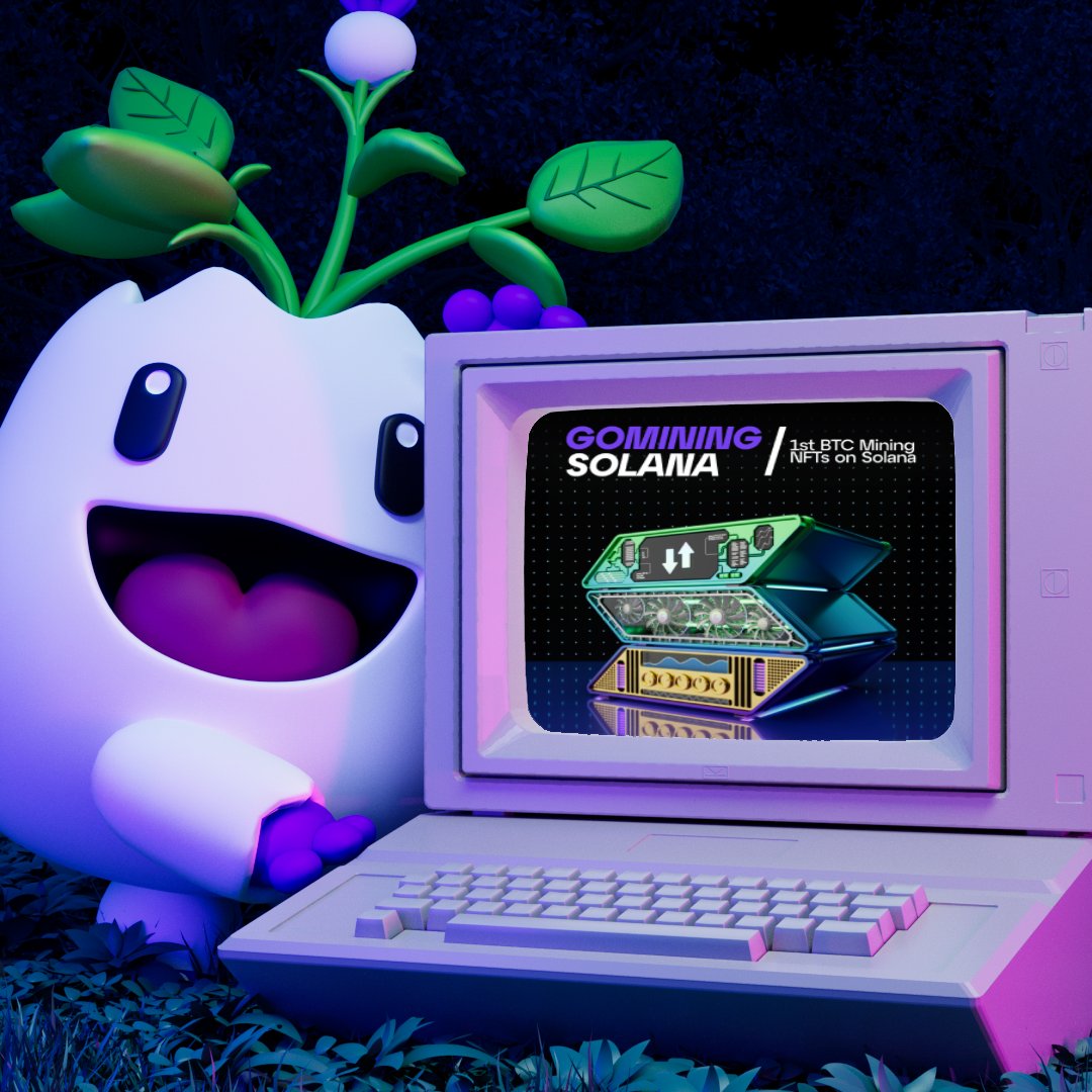 Magic Eden Community (@magicedencomm) on Twitter photo For all the miners out there: enter to win 1 of 100 WL spots for the Solana Digital Miner Collection from GoMining, minting next week on <a href="/MagicEden/">Magic Eden 🪄</a>:
✨Follow <a href="/MagicEdenComm/">Magic Eden Community</a> & <a href="/GoMining_token/">GoMining</a>
✨ Drop your SOL addy below For all the miners out there: enter to win 1 of 100 WL spots for the Solana Digital Miner Collection from GoMining, minting next week on <a href="/MagicEden/">Magic Eden 🪄</a>:
✨Follow <a href="/MagicEdenComm/">Magic Eden Community</a> & <a href="/GoMining_token/">GoMining</a>
✨ Drop your SOL addy below