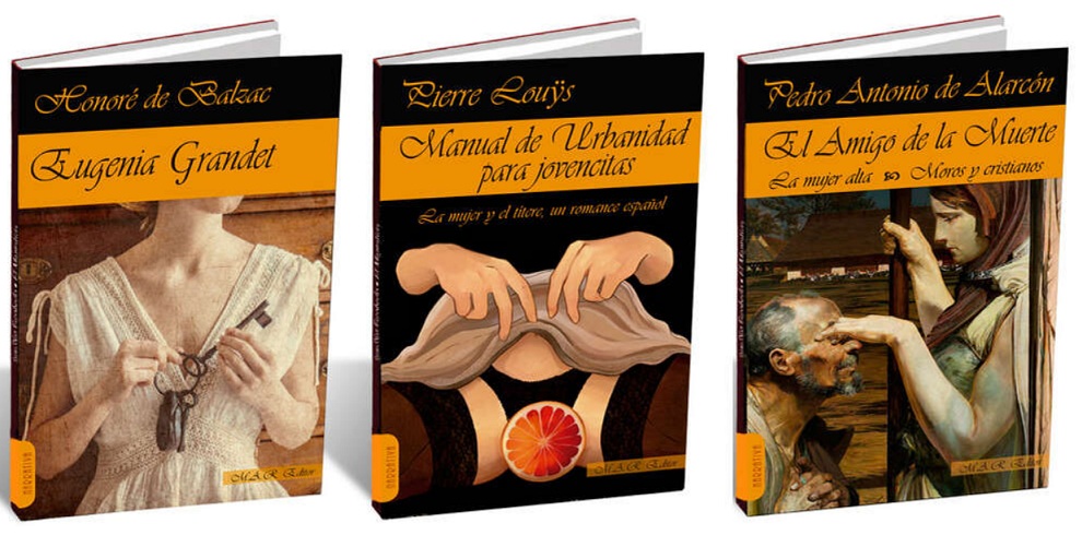 PREVENTA
Recibe en casa 2 grandes clásicos, Eugenia Grandet de Balzac, y Manual de urbanidad para jovencitas de Pierre Loüys. 
De regalo "El amigo de la muerte", de Pedro Antonio de Alarcón.
Y apareces en los agradecimientos de ambos libros.
Encárgalo aquí n9.cl/orljyw