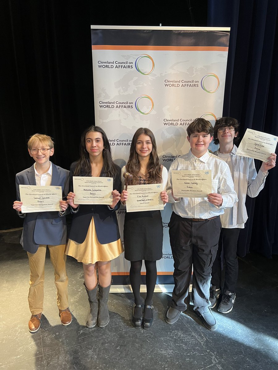 Nick Markijohn (@markijohnmms) on Twitter photo Our <a href="/MentorMemorial/">Ericka Blackburn</a> award winners for the winter conference at John Carroll! So proud of you! <a href="/ComptonSS209/">Diane Compton</a> <a href="/CleWorldAffairs/">CCWA</a> <a href="/MentorModelUN/">Mentor High Model UN</a> Our <a href="/MentorMemorial/">Ericka Blackburn</a> award winners for the winter conference at John Carroll! So proud of you! <a href="/ComptonSS209/">Diane Compton</a> <a href="/CleWorldAffairs/">CCWA</a> <a href="/MentorModelUN/">Mentor High Model UN</a>