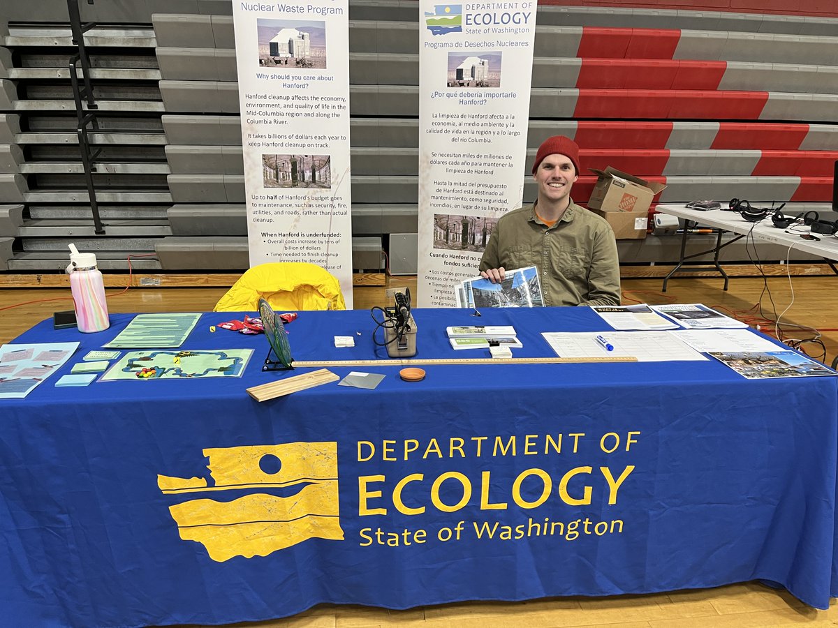 Every year, our outreach program reaches thousands of students in the community through our various presentations and events we participate in.

If you would like to request a presentation for your classroom or community group, fill this form:

ecology.wa.gov/hanford-outrea…