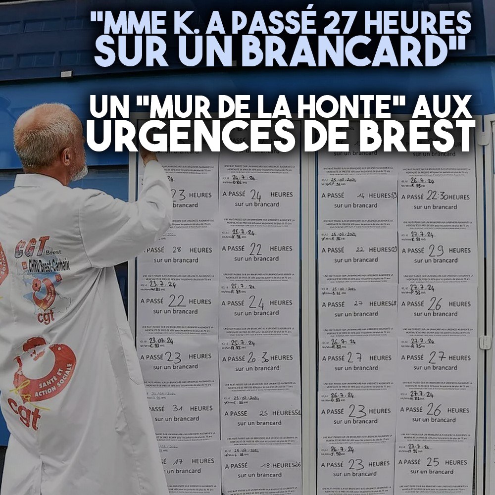SbastienBeudt's tweet photo. @jon_delorraine La France d'Emmanuel Macron avec des attentes aux urgences qui vont de 27 à 50 heures, avec "un mur de la honte aux urgences" de Brest. Il est grand temps que ça s'arrête. https://t.co/4MtFDf6i3p