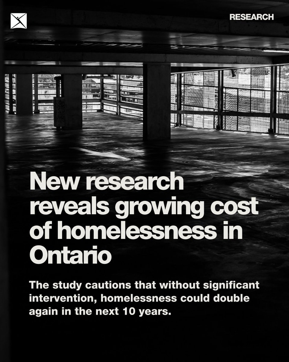 Over 80,000 Ontarians faced #homelessness in 2024—a 25% rise since 2022. Without intervention, this could double in the next decade. An $11-billion investment is needed to address root causes and create lasting solutions.  Read the full <a href="/AMOPolicy/">AMO</a> report: ontario.cmha.ca/news/new-resea…