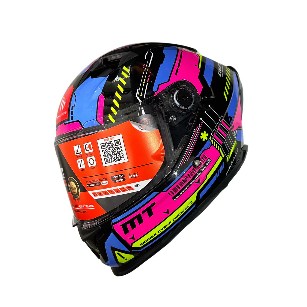 TNKdesign's tweet image. ⚫️ Otra versión de color para la gráfica &quot;Cyber&quot; de- MT Braker.

#Diseño #Design #Cascos #Helmets #Graphic #Grafica #GraphicDesign #Moto #Motociclismo #Motorcycle