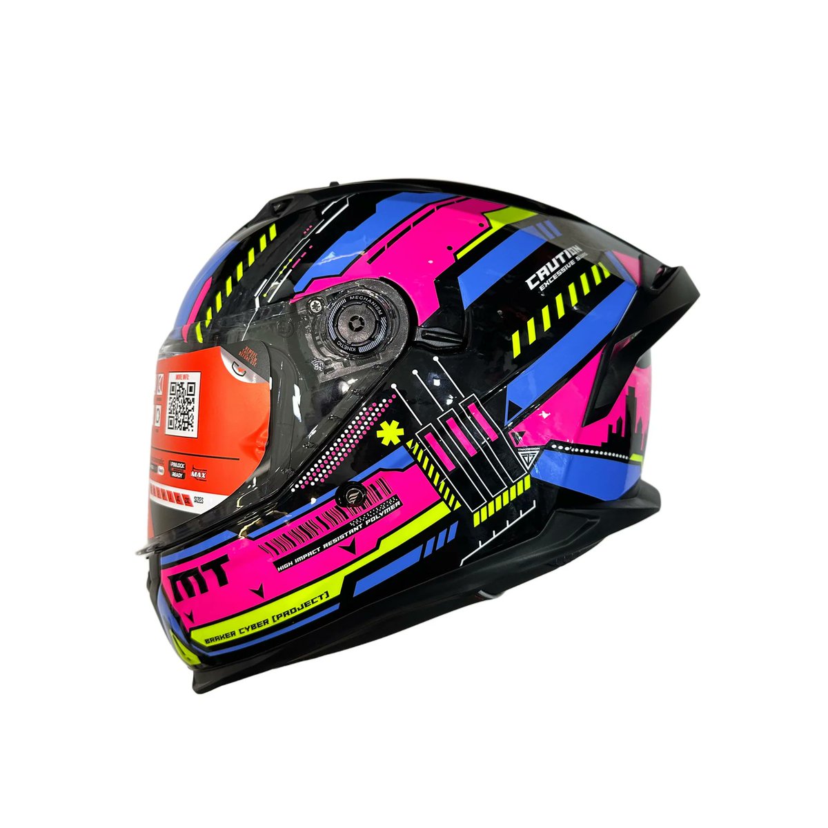 TNKdesign's tweet image. ⚫️ Otra versión de color para la gráfica &quot;Cyber&quot; de- MT Braker.

#Diseño #Design #Cascos #Helmets #Graphic #Grafica #GraphicDesign #Moto #Motociclismo #Motorcycle