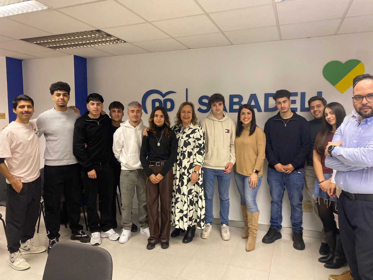 Los compañeros de Sabadell son jóvenes valientes que quieren cambiar el futuro de su ciudad. 

👉 Nuestra presidenta <a href="/ipardo_romera/">Irene Pardo</a> y la presidenta local del <a href="/PPSabadell/">Partit Popular de Sabadell</a> Cuca Santos han asistido a su Congreso Local en el que Marti Boada ha sido elegido como nuevo presidente.