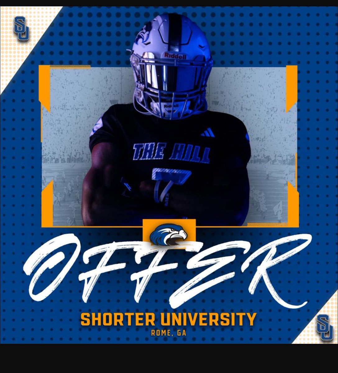Tyler Flack (@tyf2025) on Twitter photo Blessed to receive an offer from Shorter University.
<a href="/SU_Coach_Robles/">Blake Robles</a> <a href="/CoachSalomonsky/">Ashly Salomonsky</a> <a href="/Shorter_FB/">Shorter Hawks Football</a> <a href="/Coach_McIntyre/">Coach Sean McIntyre</a> <a href="/CoachSpera/">Robert Spera</a> <a href="/Creekside_fb/">CREEKSIDE FOOTBALL</a> <a href="/bhernyscoutguy/">Brian Herny</a> <a href="/RecruitingBh/">BH Recruiting Assistance</a> Blessed to receive an offer from Shorter University.
<a href="/SU_Coach_Robles/">Blake Robles</a> <a href="/CoachSalomonsky/">Ashly Salomonsky</a> <a href="/Shorter_FB/">Shorter Hawks Football</a> <a href="/Coach_McIntyre/">Coach Sean McIntyre</a> <a href="/CoachSpera/">Robert Spera</a> <a href="/Creekside_fb/">CREEKSIDE FOOTBALL</a> <a href="/bhernyscoutguy/">Brian Herny</a> <a href="/RecruitingBh/">BH Recruiting Assistance</a>
