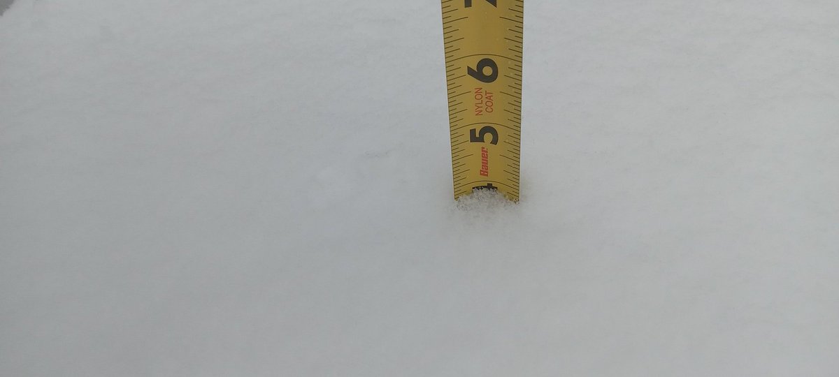 And we still have another 24 hours of non stop snow. Be safe out there!