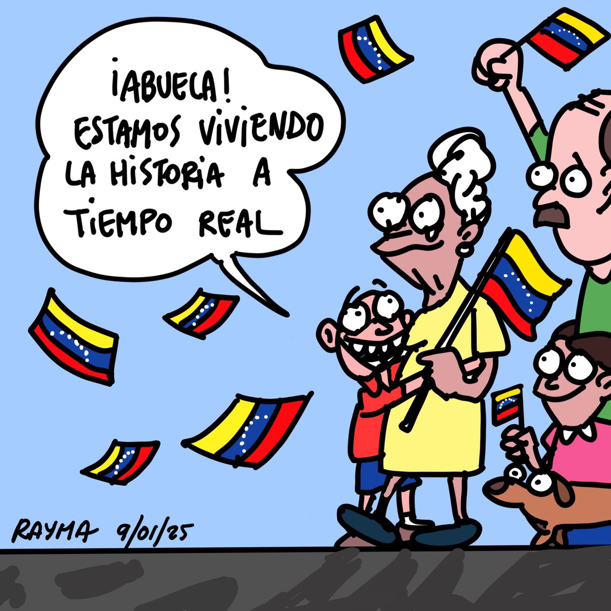 Para la Libertad!!! 🌟💙❤️ Gracias Venezuela #raymatoday