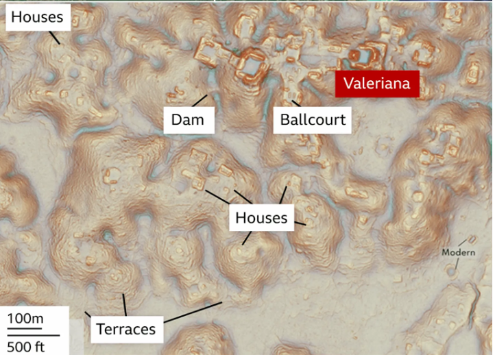 ill_Scholar's tweet photo. New ancient Mayan City has been found!

It would have housed 30-50,000 people at its peak  ~800 AD

Found somewhere people rarely go today, a thread on the city of Valeriana🧵 https://t.co/enWJWgzPqL