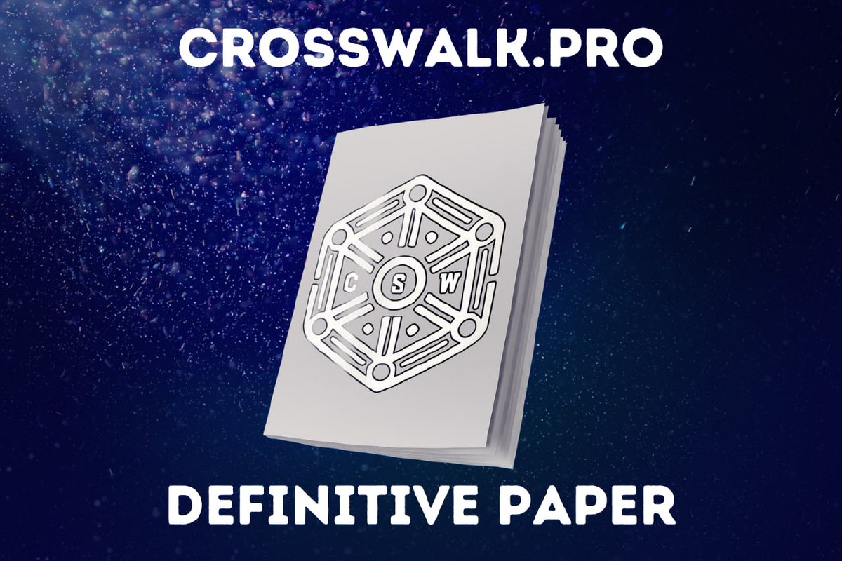 Moon_CSW's tweet image. $CSW 
Crosswalk.pro
#UtilityGem #ALLchains
