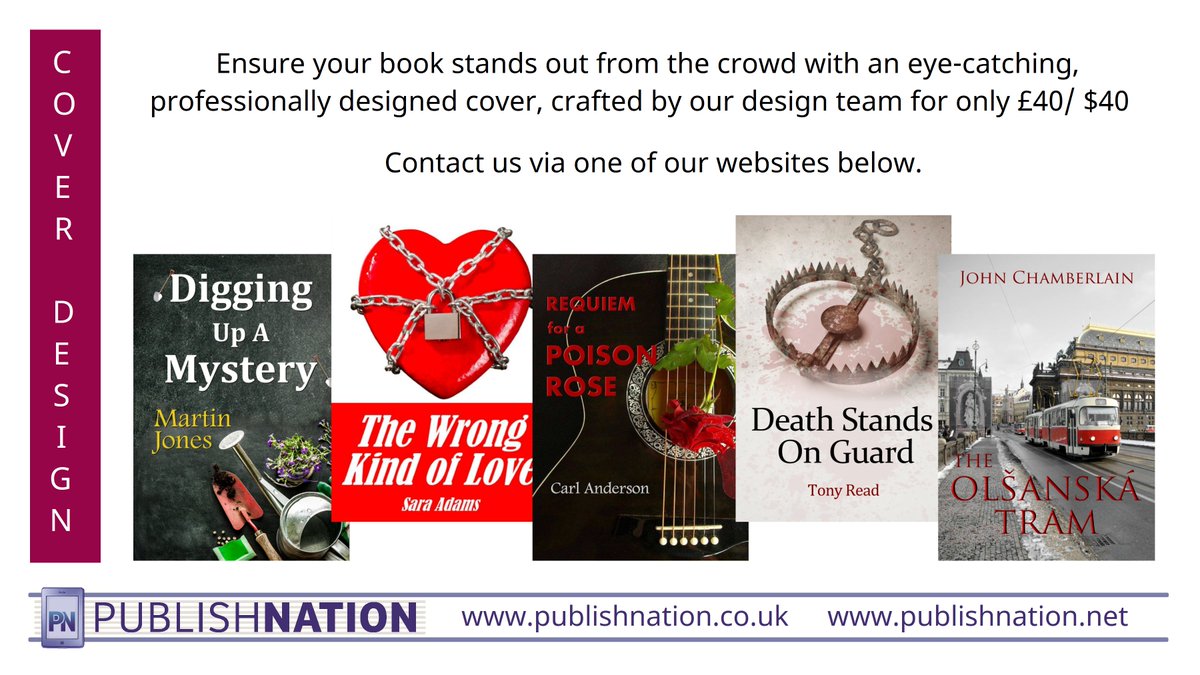 PublishNation's tweet image. For just £40/ $40, we can create the perfect cover for your book.

US &amp;amp; Canada: publishnation.net
UK &amp;amp; Rest of World: publishnation.co.uk

#bookcoverdedesign #jacketdesign #writers #indieauthors #writerscommunity #BookTwitter 
#writerslife #amwriting #writingcommunity