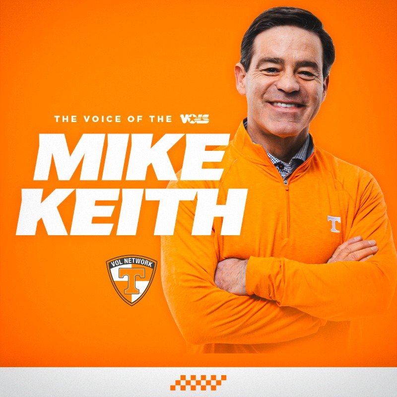 Vol_Sports's tweet photo. Mike Keith is the new Voice of the Vols.
 
The VFL and Tennessee native will assume play-by-play duties for @Vol_Football and @Vol_Hoops beginning fall 2025.