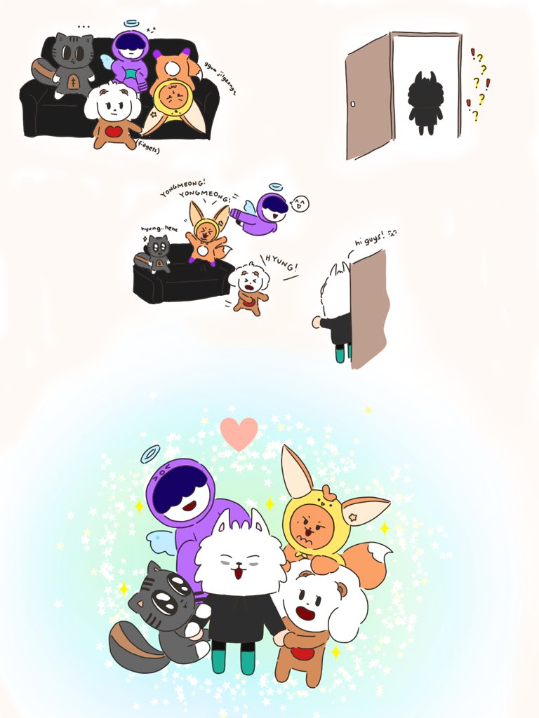 t_hyuniverse's tweet image. i had to create an impulsive ppulbatu art on this bc this is so cuteee T^T