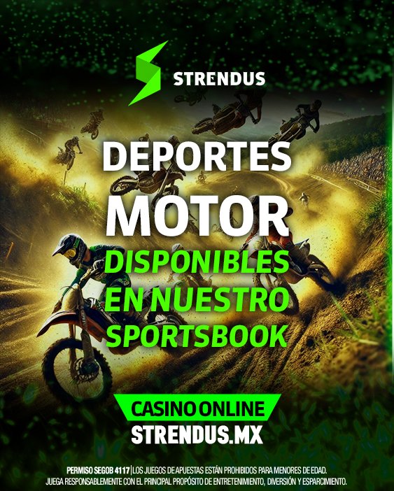 StrendusOficial's tweet photo. 💨 Si eres amante de la velocidad, apostar en Strendus es tu mejor opción 🏁 Juega hoy y siente #ElPoderDelRayo ⚡️ https://t.co/OBGDl5xs5t