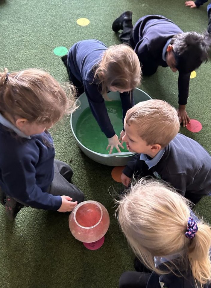 GCPSReception's tweet image. Today in Thinking Thursday we have been exploring ice and water. @GreenfieldsCPS