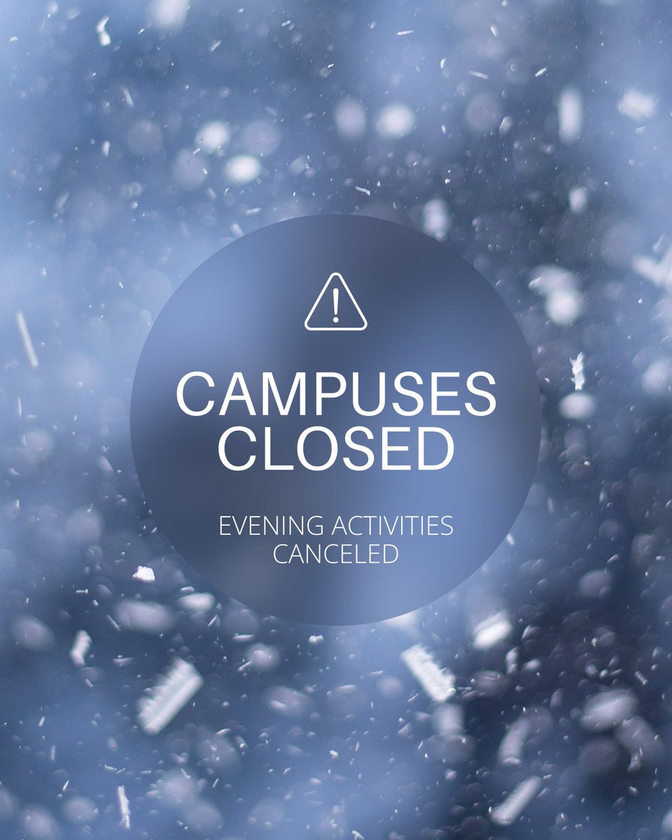 📢 As we remain without water, our Belt &amp; Creighton campuses will be closed on Thursday, January 9. All evening activities are cancelled. 🙏❄️#MySPBC #staysafe #checkonyourpeople