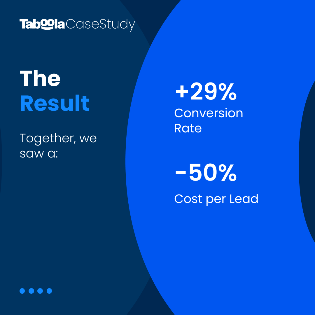 taboola's tweet image. Discover how @Amplifon boosted lead quality and lowered costs with Taboola! 🌍 

Swipe to see what amazing results they achieved with Motion Ads, dynamic keywords, and #TaboolaMaximizeConversions.

Learn more: ow.ly/XZtt50UtBGC

#LeadGen #DigitalMarketing #AdOptimization
