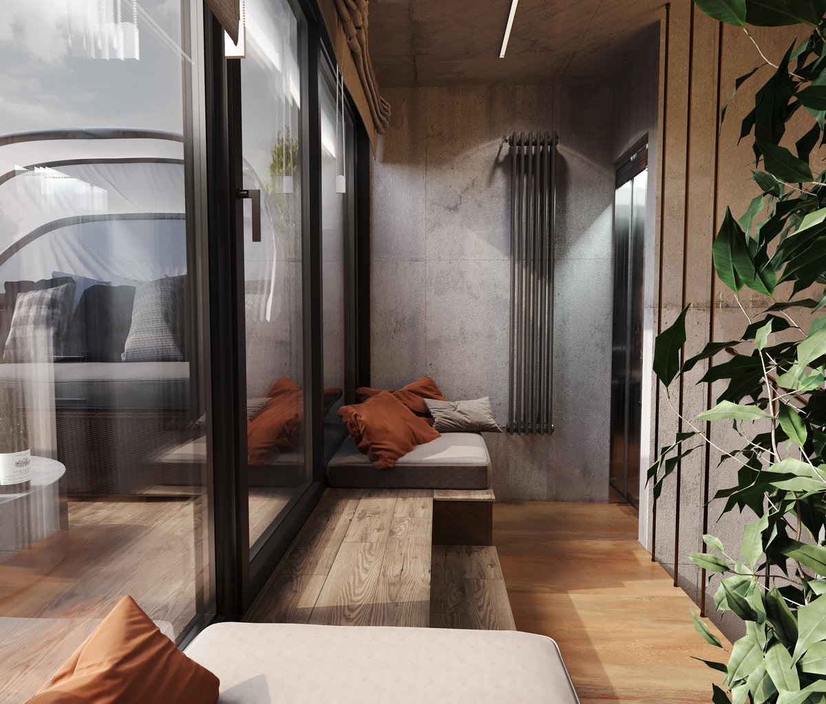 ViraRemont's tweet image. Стиль и комфорт в деталях! На второй этаж ведёт акцентная лестница с керамогранитом и стеклом. Зона отдыха с подсветкой и мягкими сиденьями добавляет пространства и уюта. Посмотрите видео: youtu.be/7bD4NDgB39c #Элегантность #СовременныйИнтерьер #ИдеиДляДома