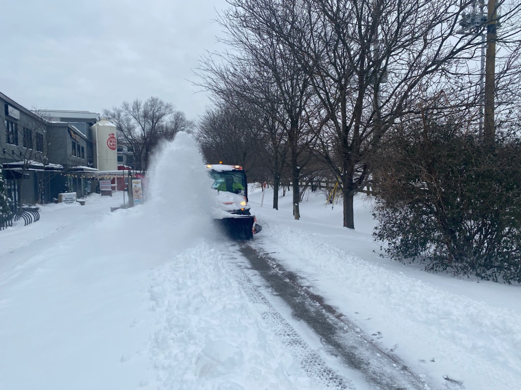 Indy DPW is working hard to clear Indy's trail network, providing safer access for pedestrians and cyclists. Our teams have cleared the Monon, B&amp;O, and Fall Creek trails! #IndyDPW