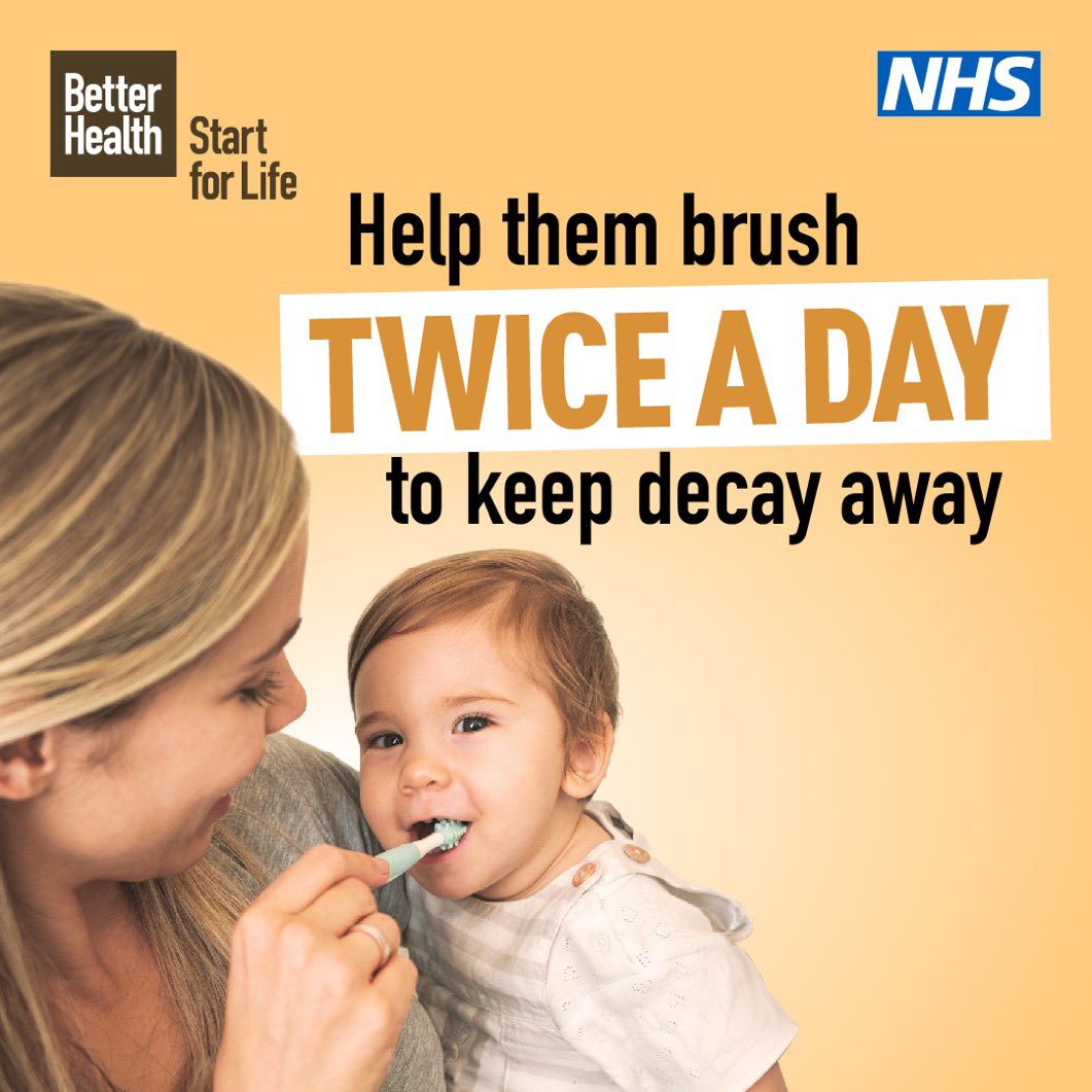 Lorna Dibnah (@lornadibnah) on Twitter photo Help brush your childās teeth twice a day from the moment their first tooth appears until they are at least 7 years old.
Search Start for Life for more tips and advice for taking care of your little oneās teeth.
<a href="/boltonnhsft/">Bolton NHS Foundation Trust</a> <a href="/BoltonStartWell/">Bolton Start Well</a> <a href="/PH_Bolton/">Public Health Bolton</a> <a href="/KeepBoltonMovin/">Letās Keep Bolton Moving</a> Help brush your childās teeth twice a day from the moment their first tooth appears until they are at least 7 years old.
Search Start for Life for more tips and advice for taking care of your little oneās teeth.
<a href="/boltonnhsft/">Bolton NHS Foundation Trust</a> <a href="/BoltonStartWell/">Bolton Start Well</a> <a href="/PH_Bolton/">Public Health Bolton</a> <a href="/KeepBoltonMovin/">Letās Keep Bolton Moving</a>