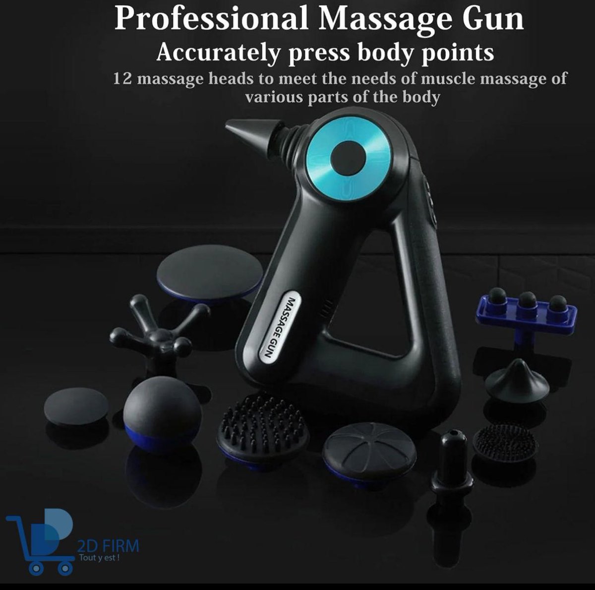2dfirm's tweet photo. Pistolet massage triangulaire à vibrations avec 12 accessoires de massage pour tout le corps.
Relaxation musculaire, raideur, soulagement de la douleur. Double poignée pour le cou, les épaules, les jambes arrières.
Batterie durable
Commande sur notre site https://t.co/YfPEYiv8zW https://t.co/kQPdDDKBff