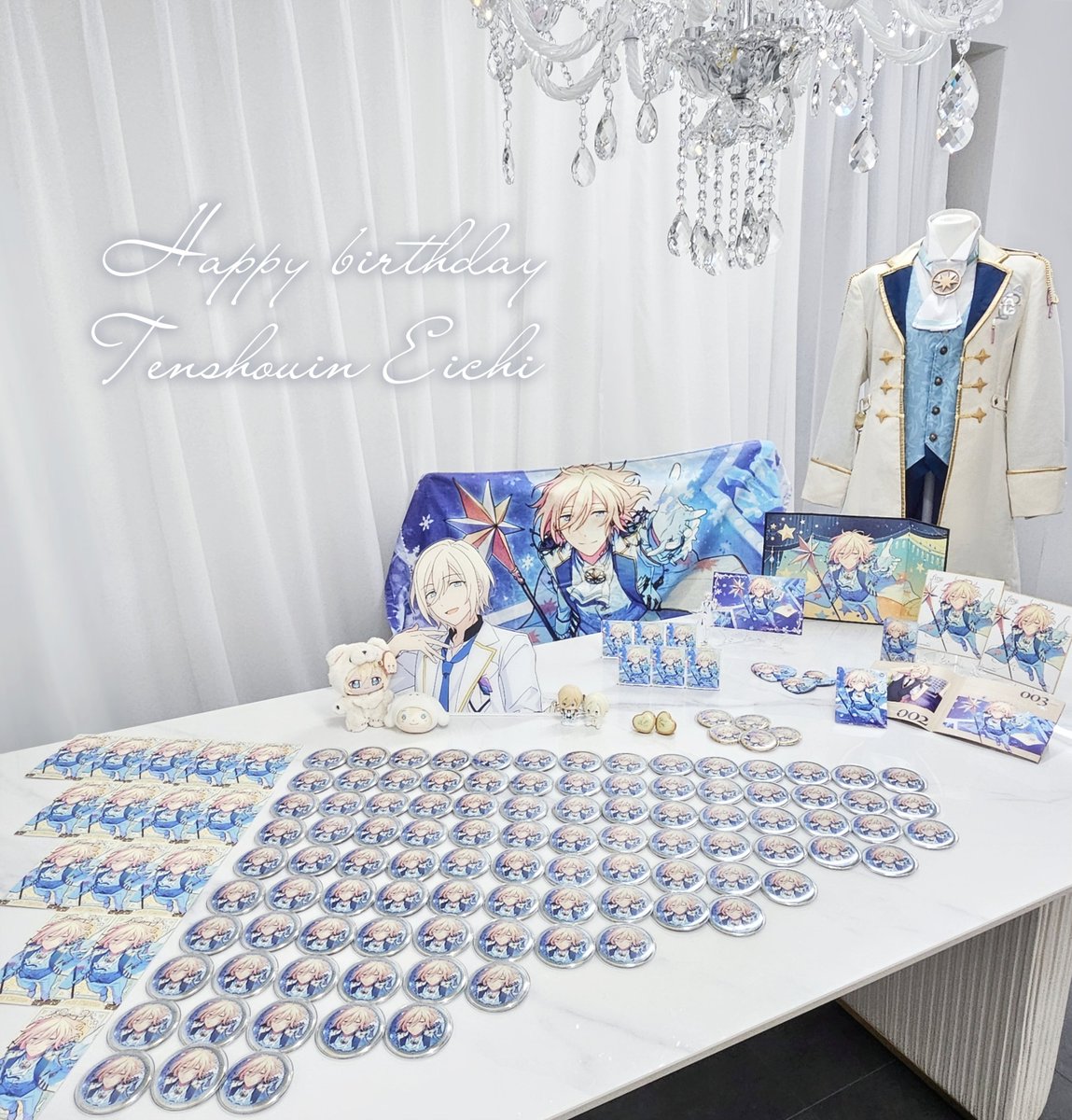 ☆.*･ﾟ┈┈┈┈┈┈┈┈┈┈┈ﾟ･*.☆

                    𝟐𝟎𝟐𝟓.𝟎𝟏.𝟏𝟎

               ℋ𝒶𝓅𝓅𝓎 ℬ𝒾𝓇𝓉𝒽𝒹𝒶𝓎
               𝒯ℯ𝓃𝓈𝒽ℴ𝓊𝒾𝓃 ℰ𝒾𝒸𝒽𝒾

☆.*･ﾟ┈┈┈┈┈┈┈┈┈┈┈ﾟ･*.☆

#天祥院英智生誕祭2025
#天祥院英智誕生祭2025