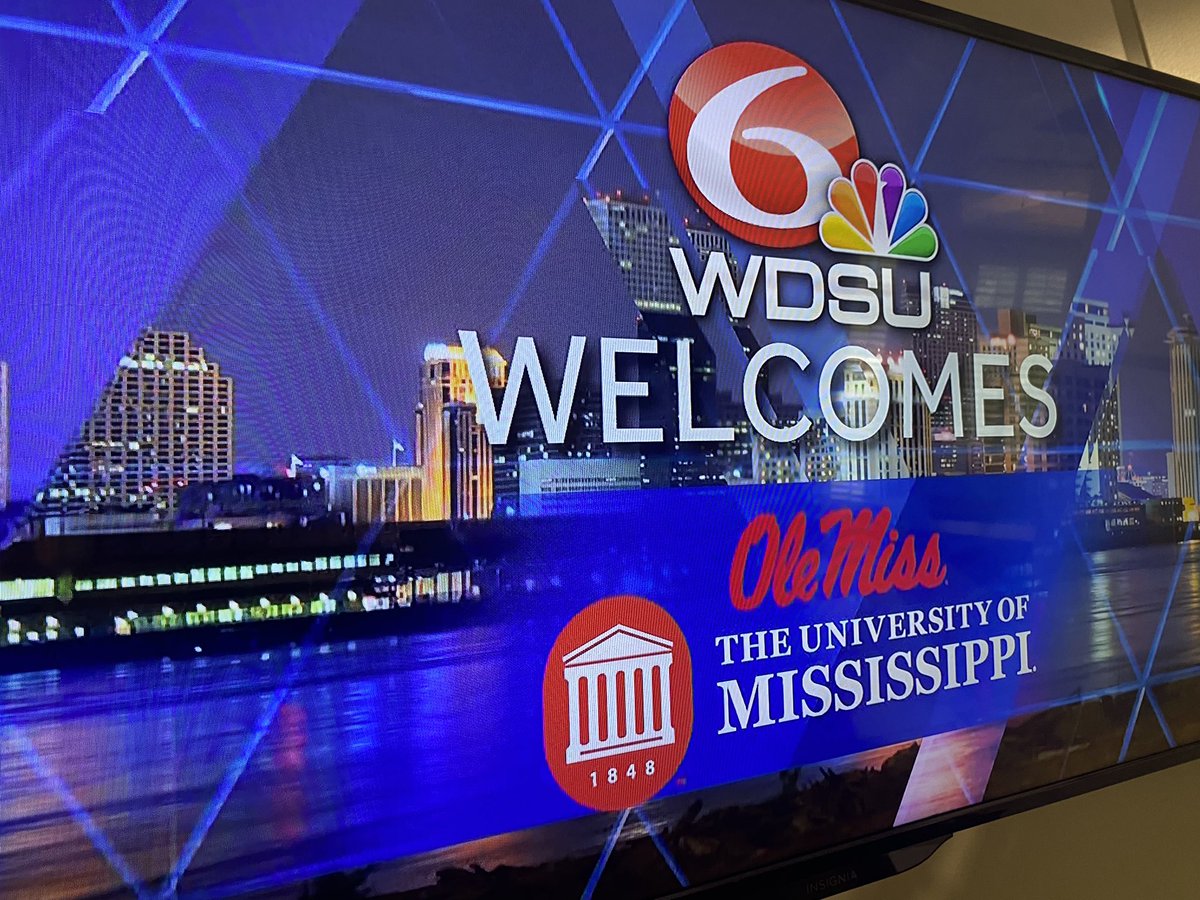 <a href="/wdsu/">wdsu</a> <a href="/OleMiss/">Ole Miss</a> <a href="/olemissjourimc/">Ole Miss School of Journalism and New Media</a> <a href="/OleMissAlumni/">Ole Miss Alumni</a>