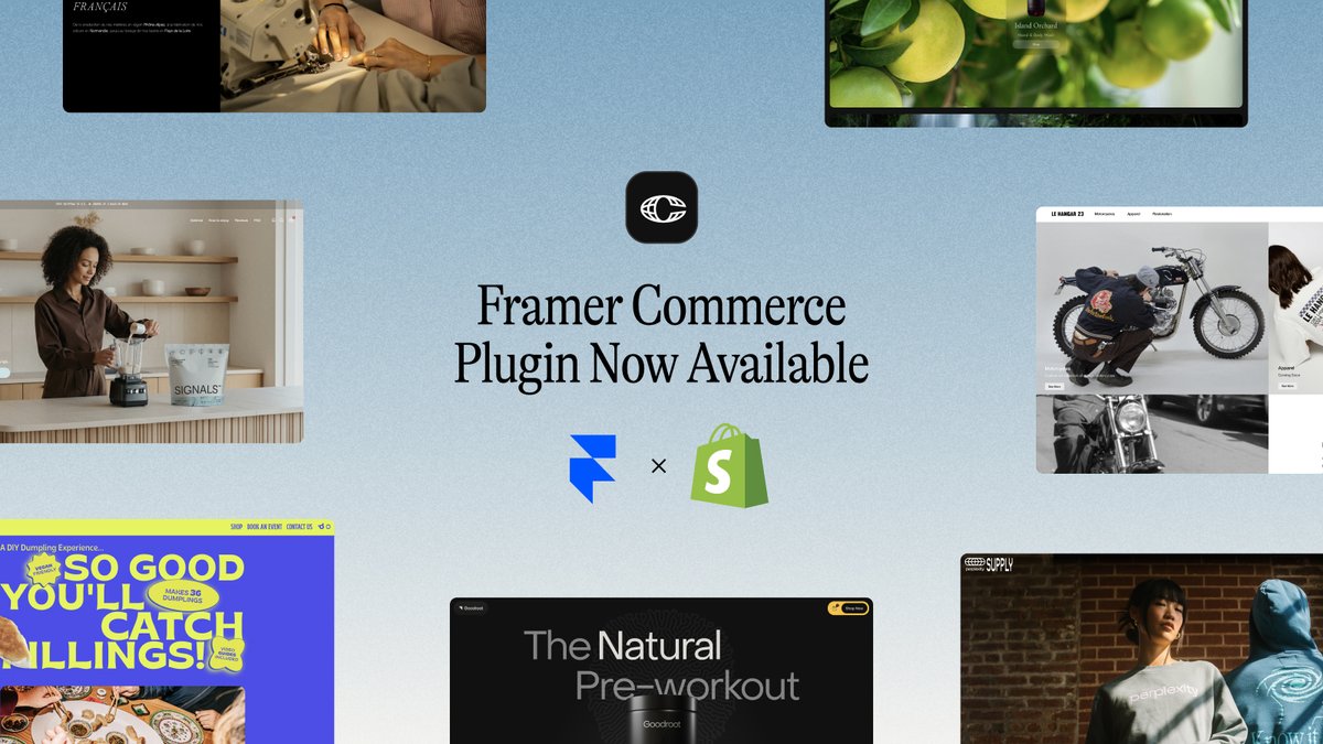 Building beautiful, powerful <a href="/Shopify/">Shopify</a> stores has never been easier. The Framer Commerce plugin is now live on <a href="/framer/">Framer</a>. No coding required.