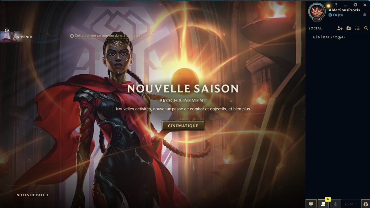 LKhennouche's tweet photo. @RiotSupportFR Bonjour, jouant sur Mac puce M1, depuis la Maj je suis bloqué sur le client sans pouvoir rejoindre de game post acceptation de partie. J'ai essayé une Ranked, puis 2 partie accélérée après avoir utilisé la "réparation" League of Legends dans les paramètre du client https://t.co/gdA9S5463g