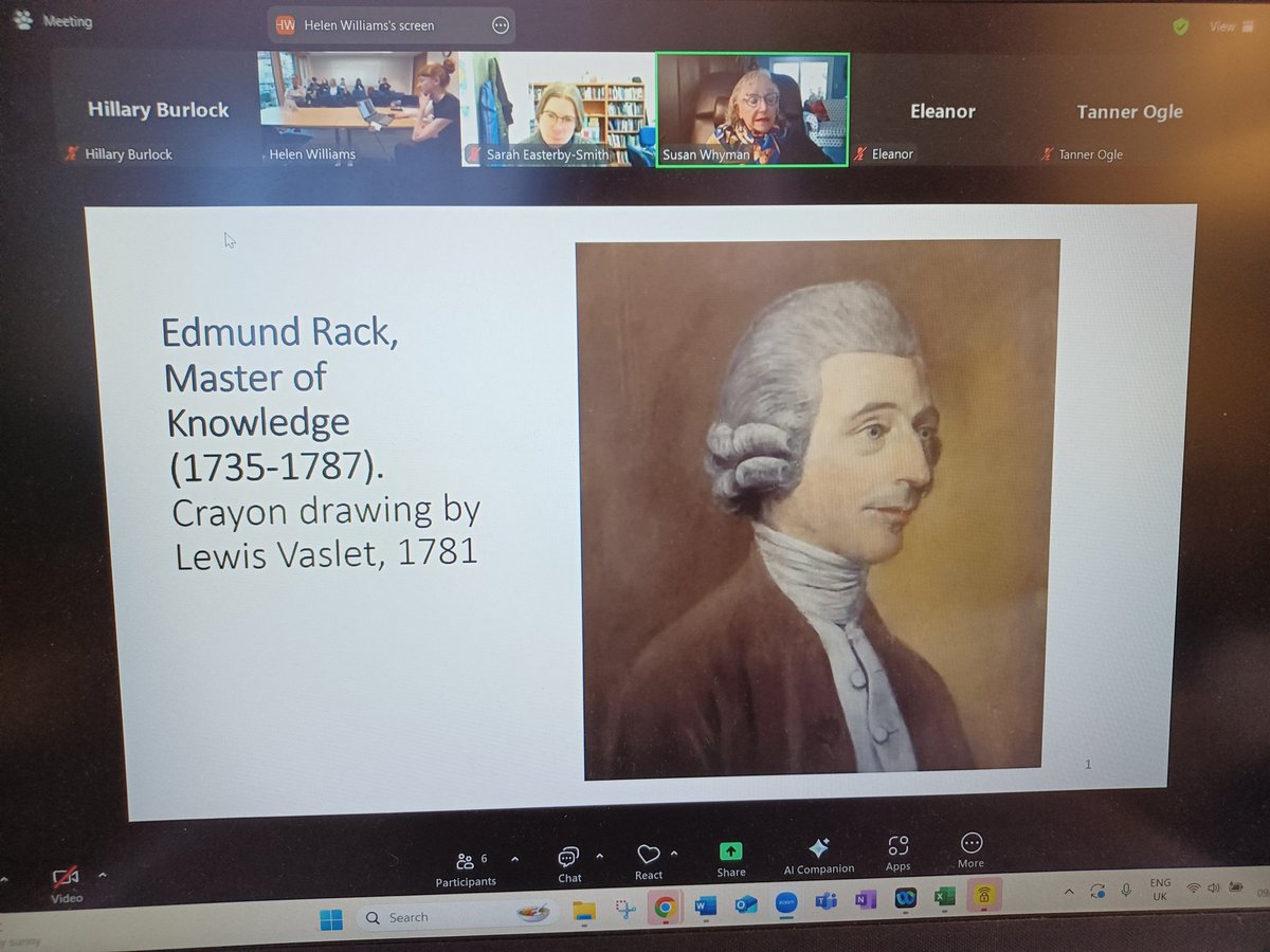Dr Hillary Burlock (@hillary_burlock) on Twitter photo Next up in the hybrid stream is a panel on New Directions in the History of Knowledge, with
Susan Whyman, <a href="/LeonieHannan/">Leonie Hannan</a>, and Sarah Easterby-Smith! #BSECS2025 Next up in the hybrid stream is a panel on New Directions in the History of Knowledge, with
Susan Whyman, <a href="/LeonieHannan/">Leonie Hannan</a>, and Sarah Easterby-Smith! #BSECS2025