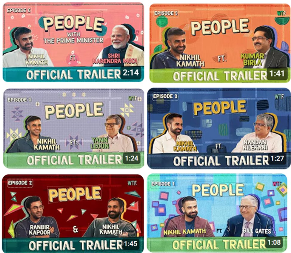 reji_john's tweet photo. "The trailer for the latest episode is out. Episode 6 features the Indian Prime Minister.

Have you noticed any changes in the thumbnail of the latest episode trailer?"

I don't see something. https://t.co/EUffA9J73I