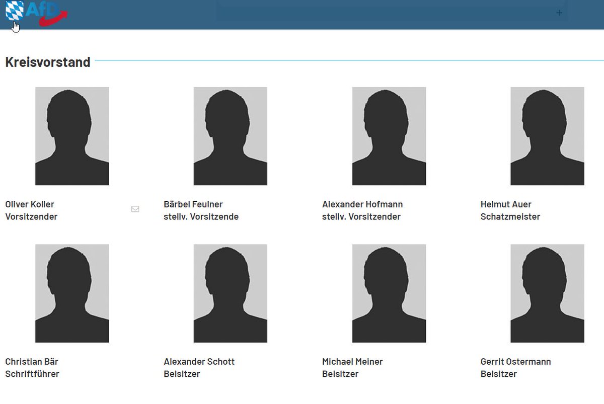 Der #AfD-Kreisverband Hof stellt sich selten ehrlich auf seiner eigenen Webseite vor. Alles dunkle Gestalten...