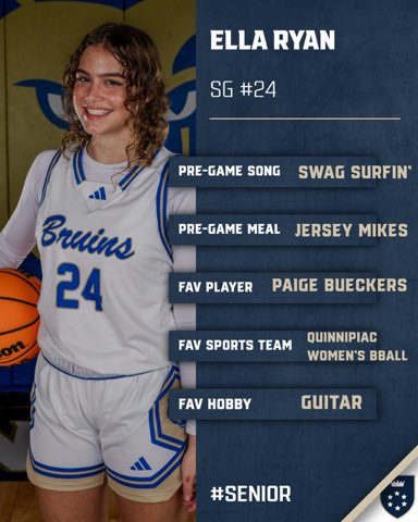wcsBHSLdyBruins's tweet photo. Today's player to get to know is senior Ella Ryan! @EllaRyan2025 https://t.co/mCdntV7C0N